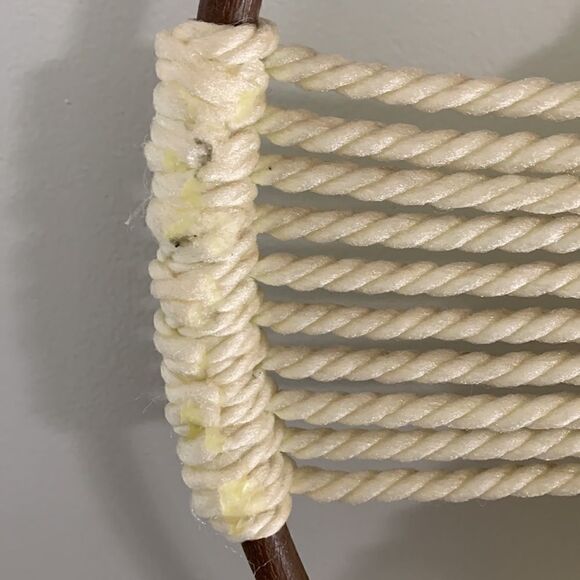 Vintage Handmade Macrame Style Wall Decor Plant Flower Wall Pocket One Of A Kind - Picture 16 of 17